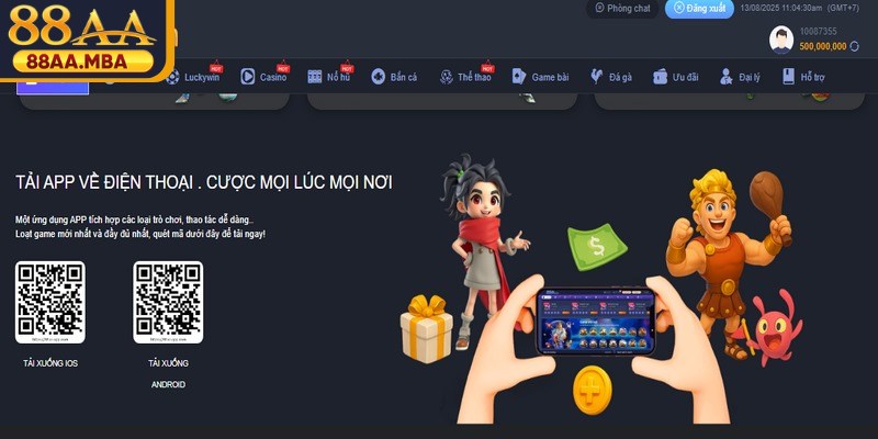 Quy trình tải app 88AA chi tiết về điện thoại chi tiết, dễ hiểu